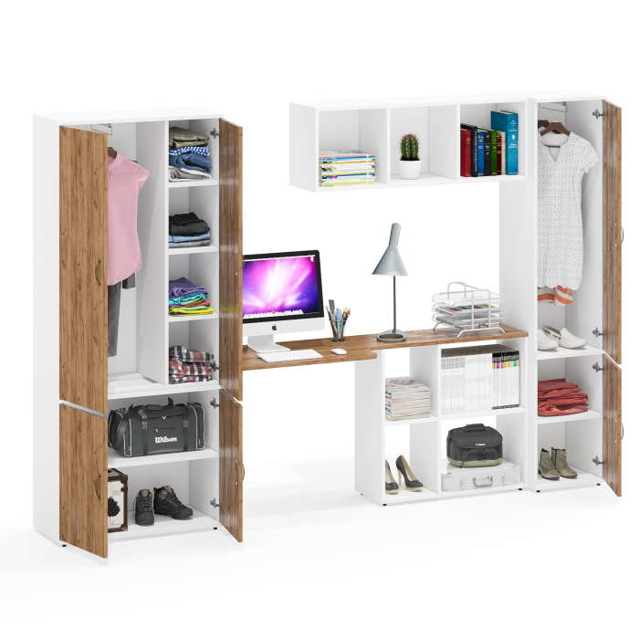 Домашние кабинеты, Модульная мебель для места для учёбы ребёнка Лидер-8 № 35