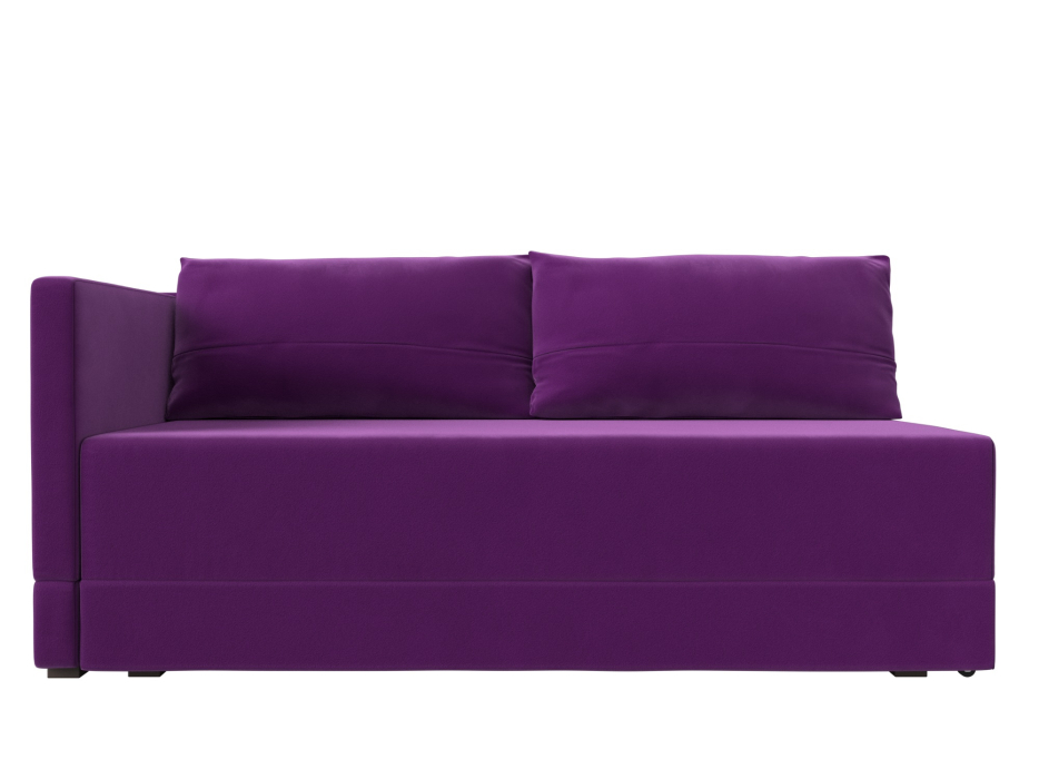 Кушетка диван, Кушетка Никас левая, микровельвет