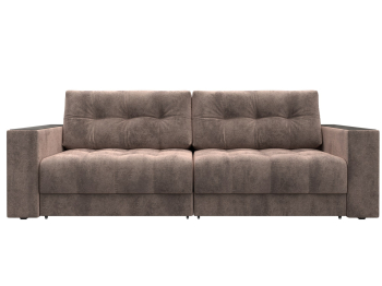 Диван прямой с декором Лига-049 НПБ, велюр TOWER