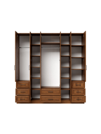 Шкаф распашной МДФ ШК-6/6