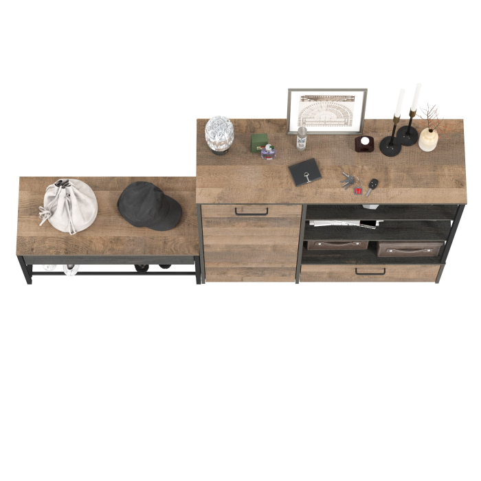 Прихожие, Комод с ящиком и нишами и обувница с сиденьем Трувор