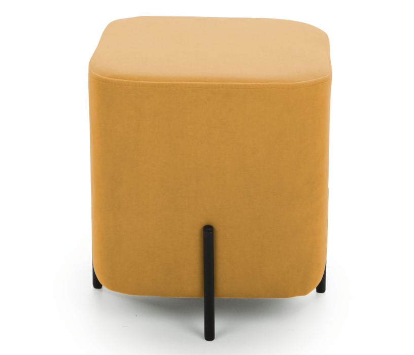 Пуфы дизайнерские, ПУФ ГУФФИ квадрат, велюр