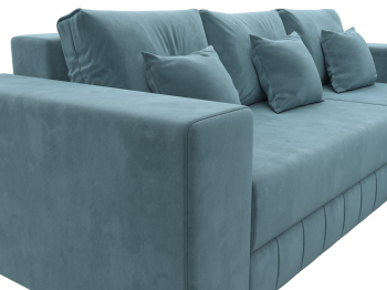 Диван угловой Лига-076 угол универсальный, велюр SEVEN