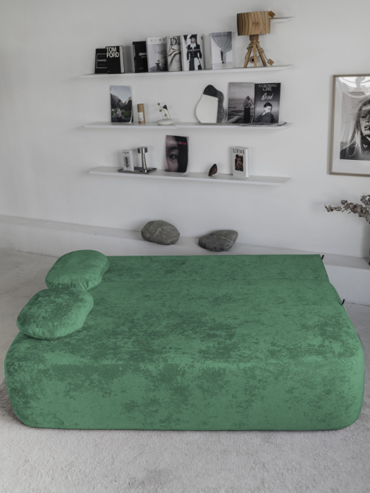 Дизайнерские диваны для гостиной, Бескаркасный диван Бабл, плюше 