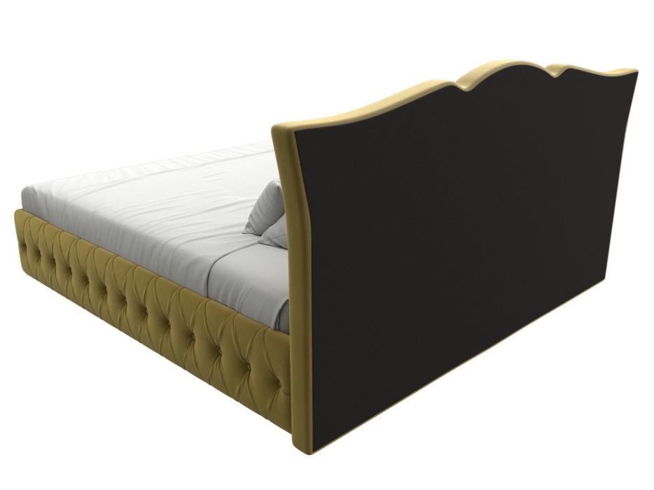 Мягкая кровать, Кровать интерьерная Герда 200, микровельвет