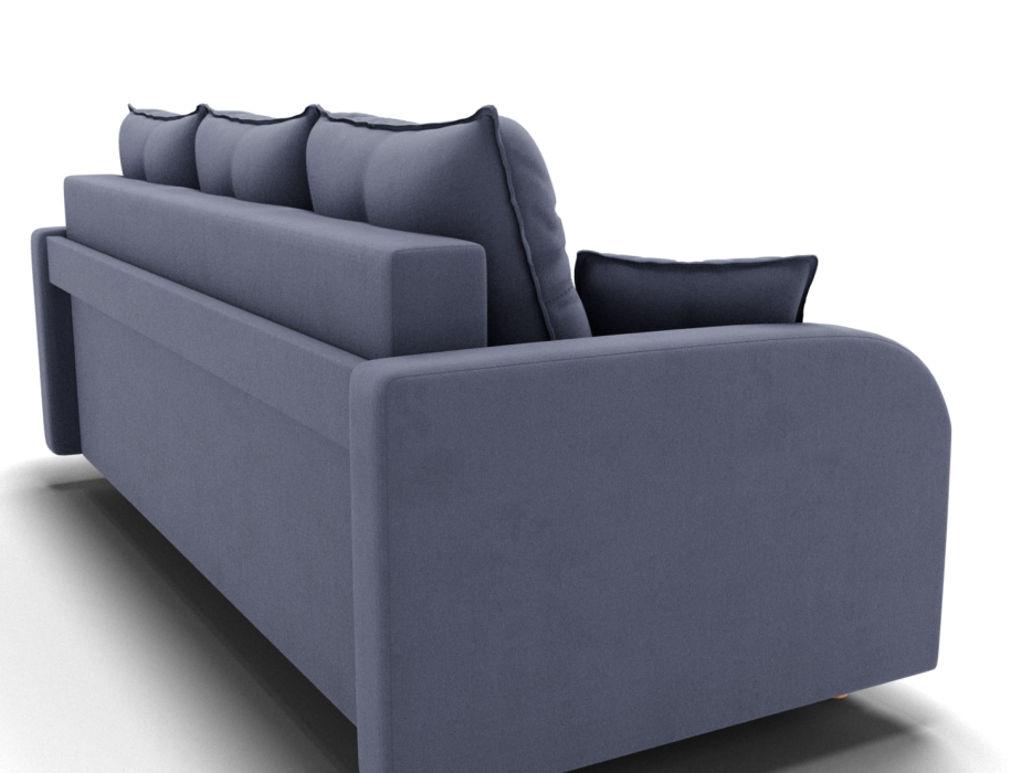 Диваны еврокнижки, Прямой диван Генри,еврокнижка,велюр