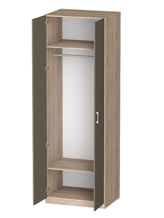 Для одежды, Распашной шкаф Лайф для одежды 80*60*240 Дуб сонома