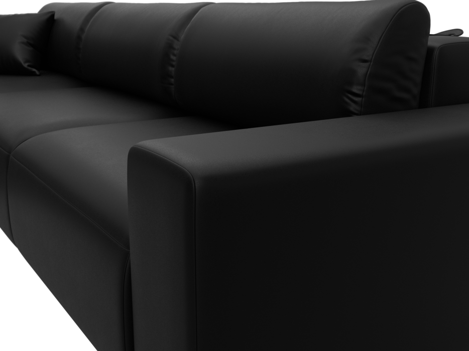 Диваны еврокнижки, Диван угловой Лига-036 НПБ Классик Лонг левый угол, экокожа GRIFON