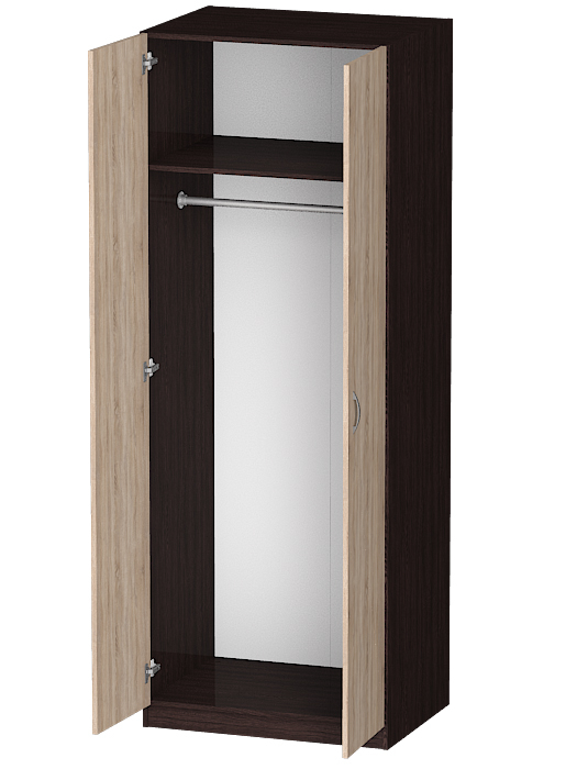 Для одежды, Распашной шкаф Лайф для одежды 80*60*215 Венге