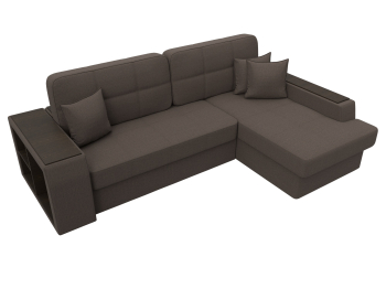 Диван угловой Брюссель правый угол, рогожка Амур