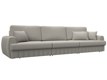 Диван прямой Лига-057 НПБ Лонг, рогожка Амур