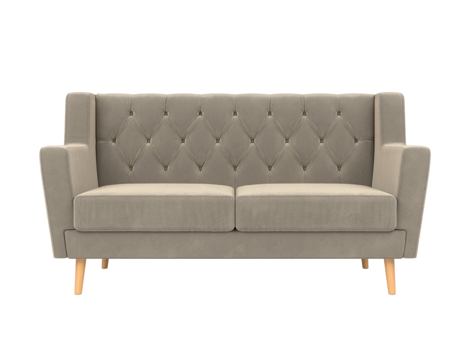 Диваны прямые кухонные, Прямой диван Брайтон 2 Люкс, микровельвет