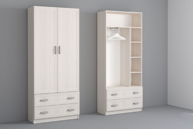 Шкаф 2х ств./ящики Колибри