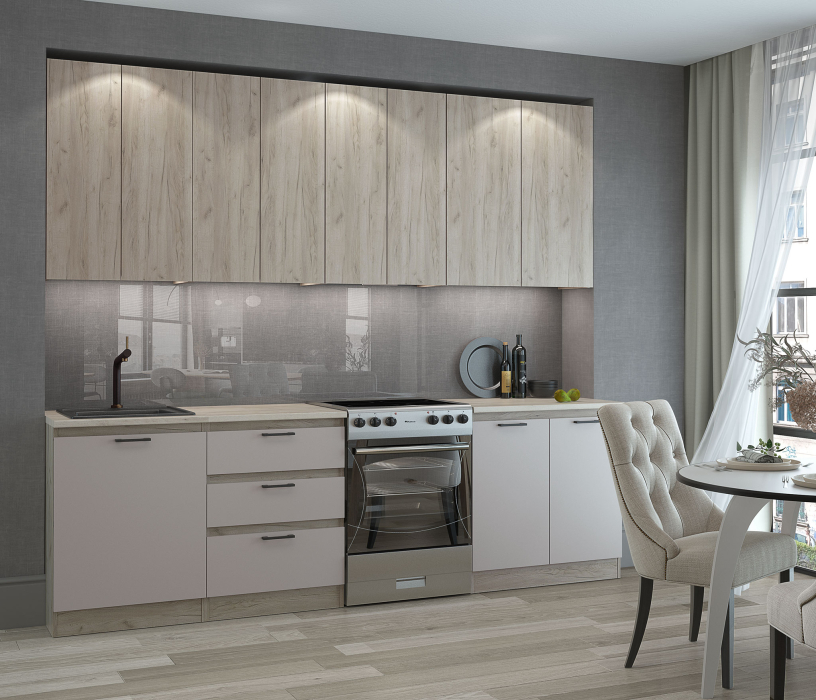 Кухонные гарнитуры, Кухня Сан-Ремо 2,6 м