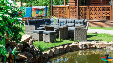 Угловой комплект Genry из искусственного ротанга