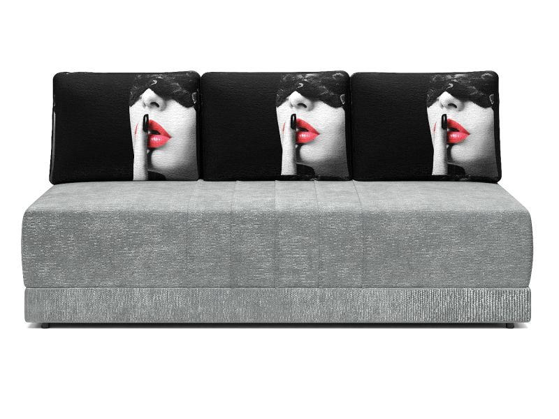 Диваны прямые, Диван-кровать Страйк, еврокнижка, велюр