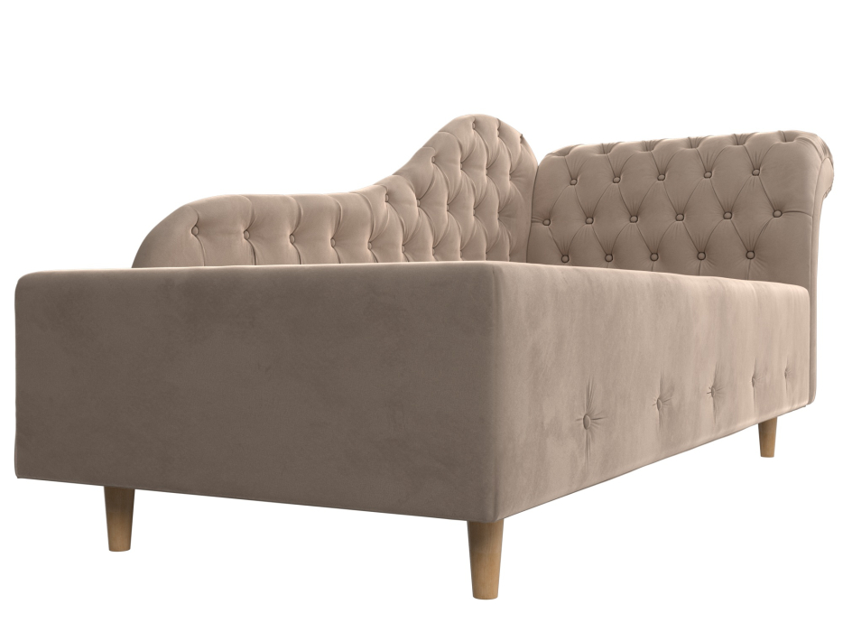 Кушетка диван, Кушетка Камерон правая, велюр 