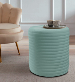 А-2ГС Пуф круглый горизонтальная стежка (без ножек)