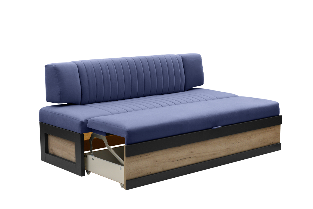 Диваны прямые кухонные, Прямой кухонный диван Парус 174 Дуб крафт серый