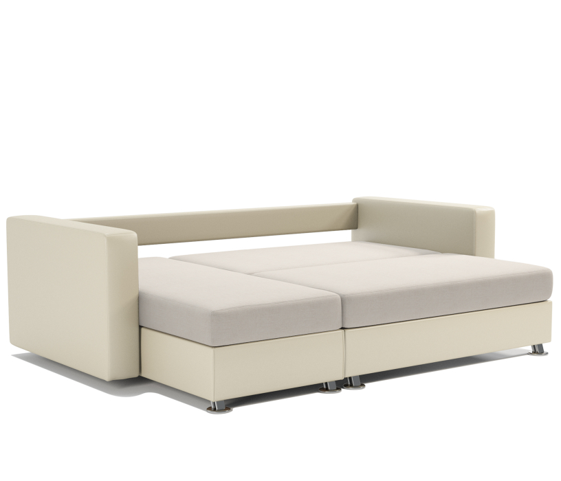 Диваны угловые в гостиную, Угловой диван Ария левый, шенилл / экокожа