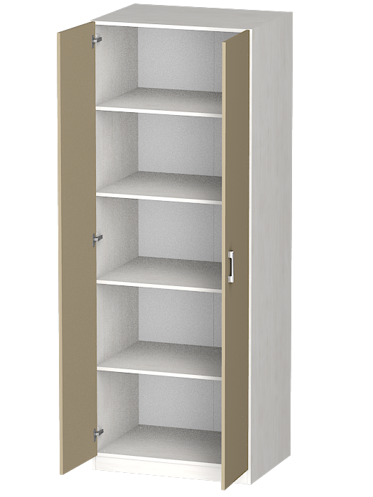 В спальню, Распашной шкаф Лайф с полками 80*60*215 Северное дерево