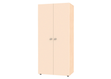 Для одежды, ШКАФ ДВУХСТВОРЧАТЫЙ GК 900 Дуб Молочный