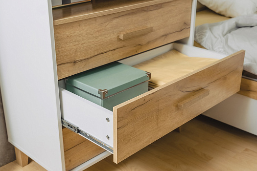 Спальные гарнитуры, Спальня Айрис. Комплект 2, дуб золотистый