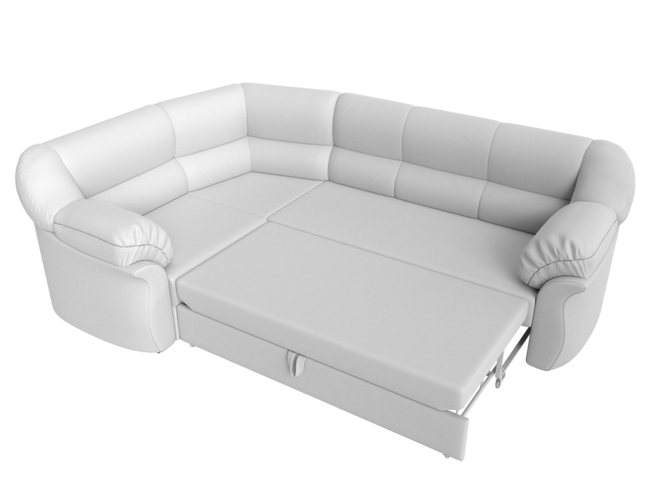 Диваны угловые в гостиную, Диван угловой Карнелла левый угол, экокожа