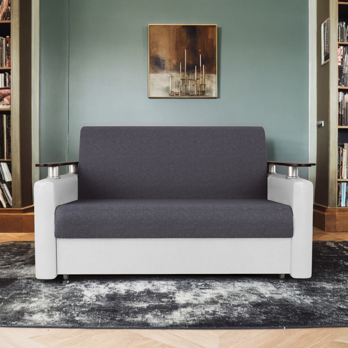 Диваны, Диван-кровать Шарм 140, рогожка/экокожа