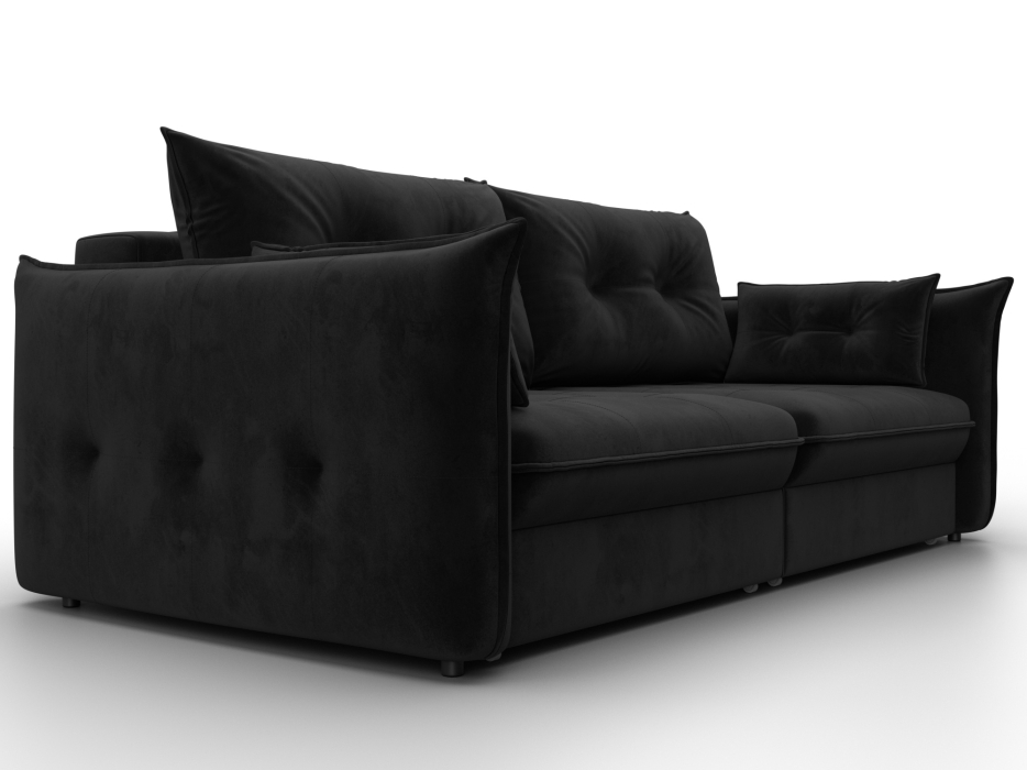 Диваны еврокнижки, Диван прямой Лига-100 НПБ, велюр SEVEN