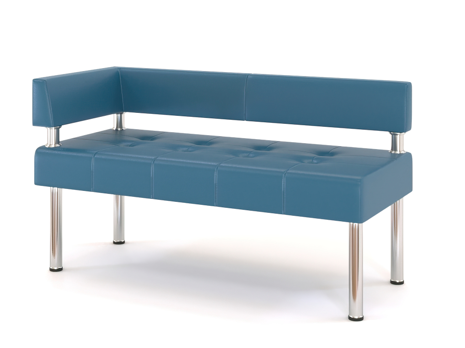 Офисные диваны, Офисный диван бизнес угловой. С левым углом 100см