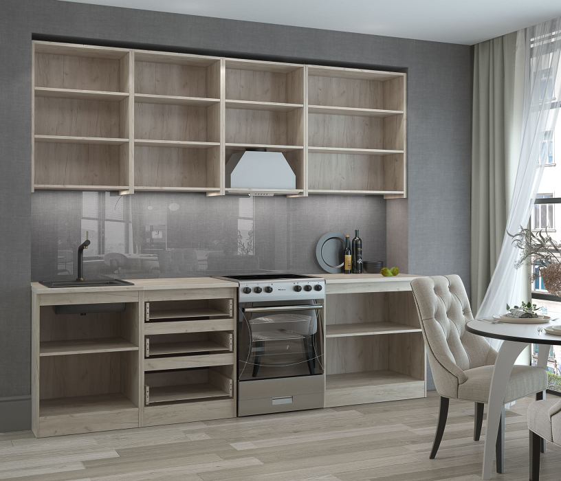 Кухонные гарнитуры, Кухня Сан-Ремо 2,6 м