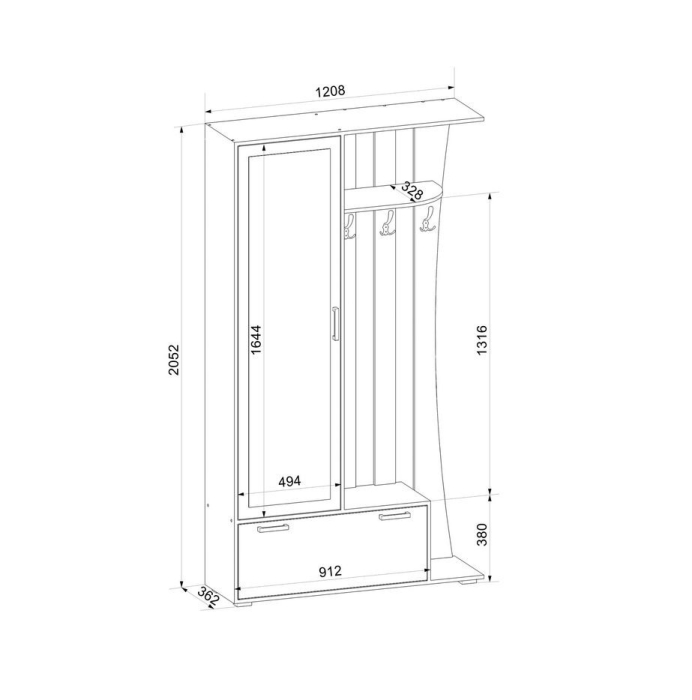 Прихожие, Прихожая Грация 