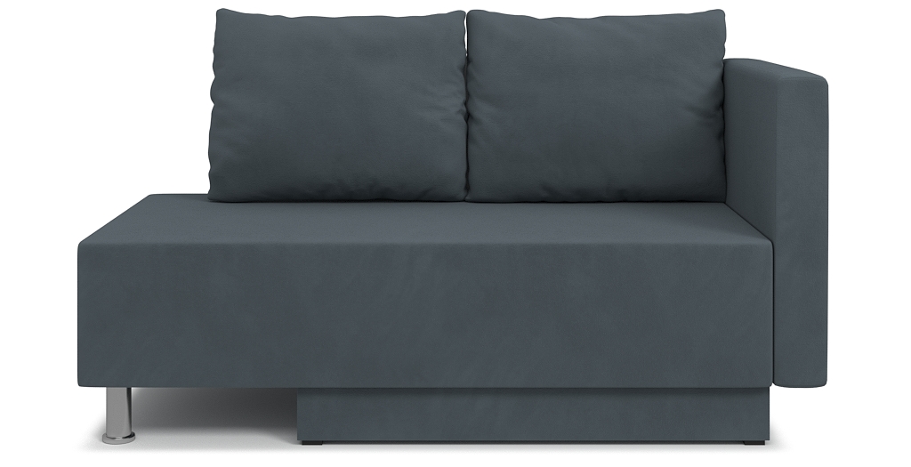 Диваны кровати со спальным местом, Кушетка Леон Lux, универсальный,  велюр