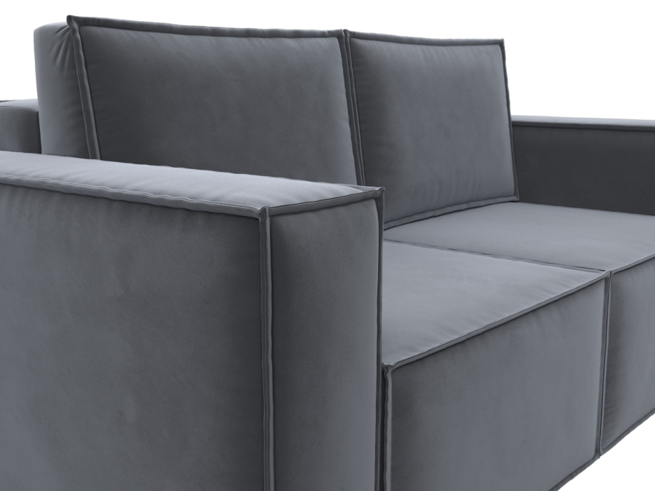 Диваны кровати со спальным местом, Диван прямой Куба мини, велюр