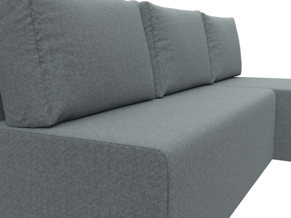 Диваны угловые в гостиную, Диван угловой Поло правый угол, рогожка Амур